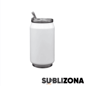 Lata de Acero 300ml. Tipo Refresco. Color Blanco