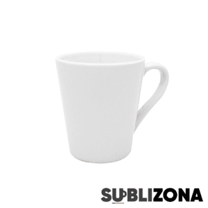 Taza cónica blanca de 12Oz.