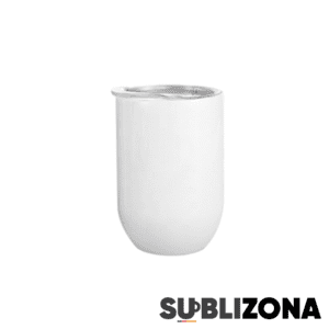 Vaso de Acero 300ml. Tipo Vinero Color Blanco