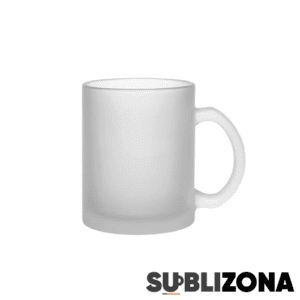 Taza blanca frosted 11Oz.