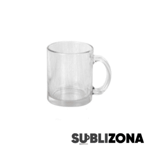 Taza de vidrio glaseado/transparente